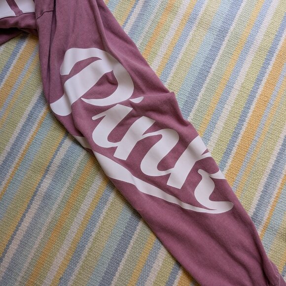 ⭐ Victoria's Secret PINK hooded light-weight tee top XS - Picture 11 of 14